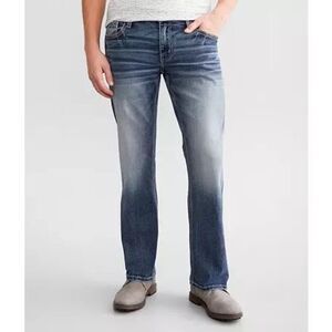 BKE Buckle Mens Carter Jeans Straight
Sz 33R Medium Wash
